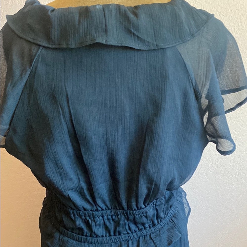 OLD NAVY Elegant Black Ruffle Dress - Picture 6 of 10